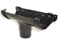 Guttering Part - 112mm UPVC Gutter Running Outlet